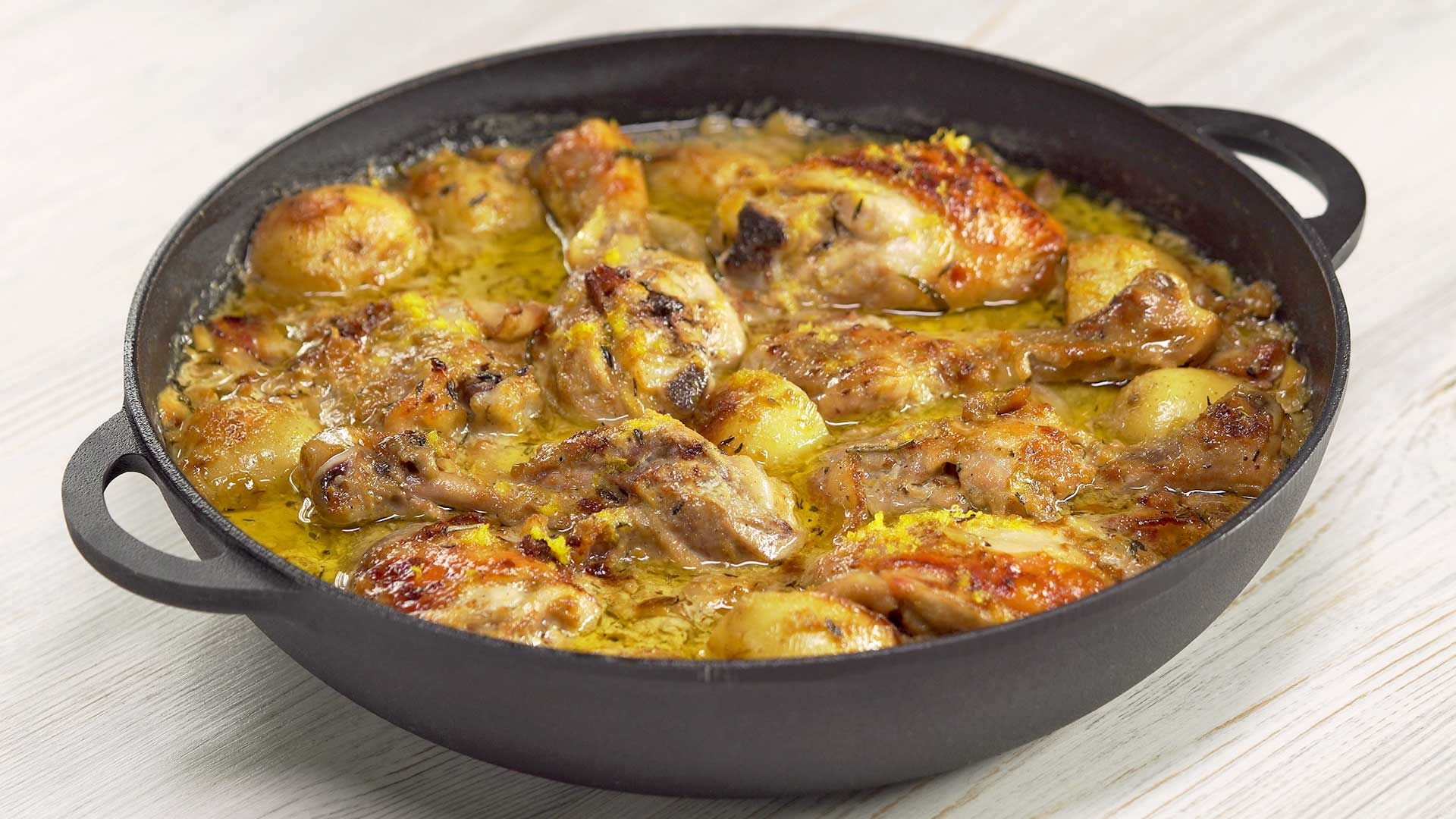 Блюда из курицы на сковороде