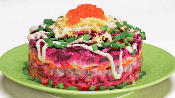 Селедка под шубой. Рецепт от Всегда Вкусно!