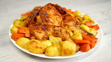 Запеченная курица с картофелем по-турецки