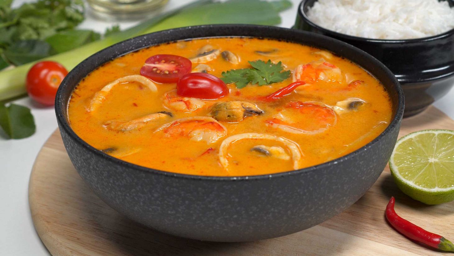 Суп Том Ям - пошаговый рецепт с фото и видео от Всегда Вкусно!