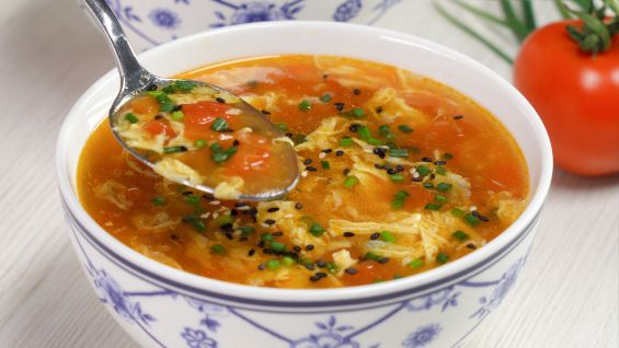Китайский томатный суп с яйцом - пошаговый рецепт с фото и видео от Всегда  Вкусно!